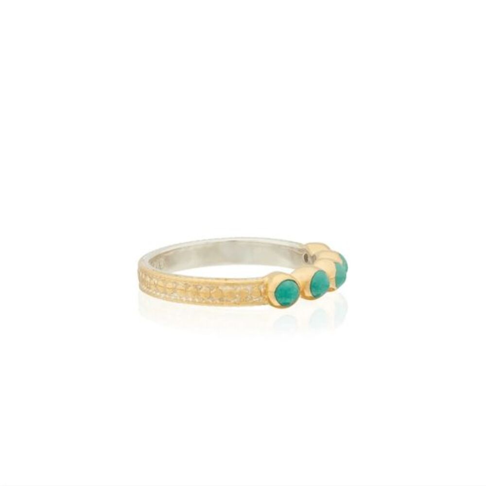 Anna Beck Turquoise Multi-Stone Stacking Ring- size 6 - Picture 2 of 9